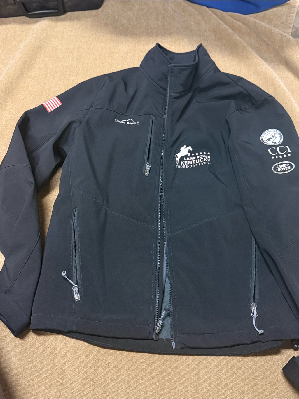 Kentucky ThreeDay Event Black Softshell Jacket Kentucky ThreeDay Event Black Softshell Jacket